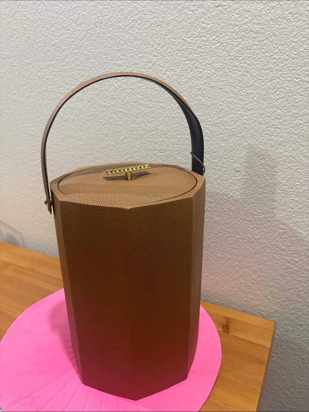 MCM Georges Briard Faux Leather Ice Bucket